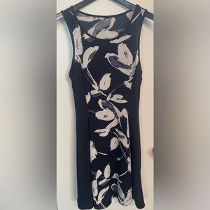 Black and White Floral Dress